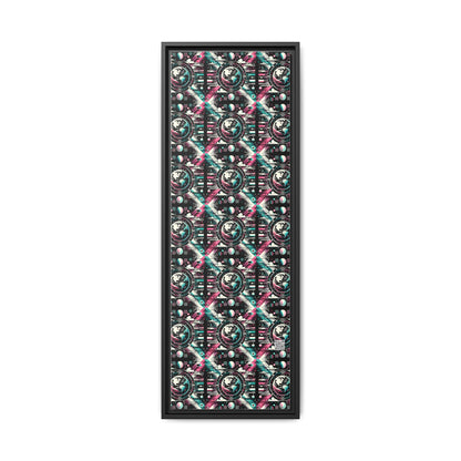 Digital Artistry Digital-native Streetwear Matte Canvas, Framed (multi-color) - 8404 Design-62 B