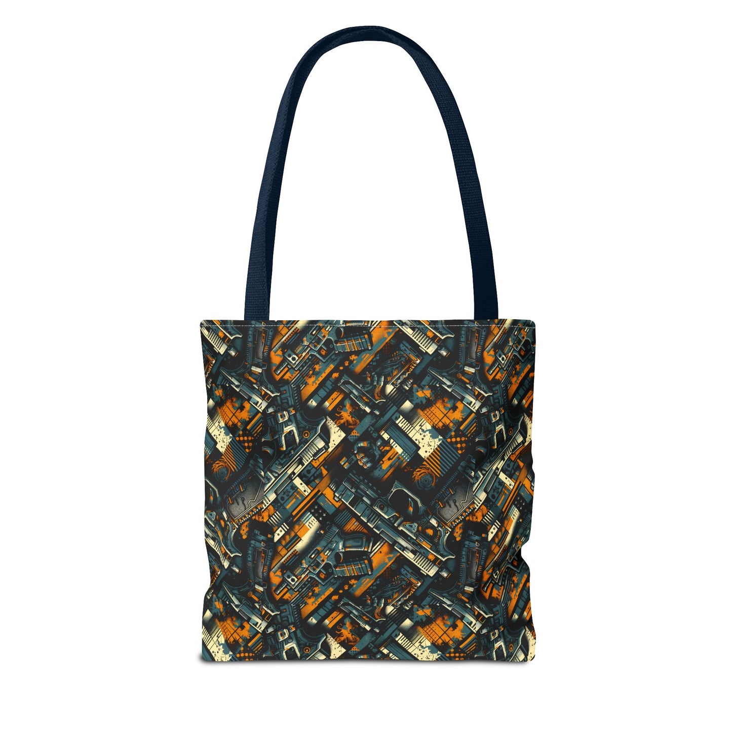 Digital Punk Futuristic Grunge Tote Bag - 8404 Design-47