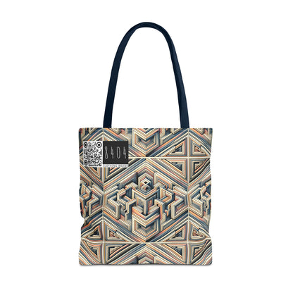 Tech Illusion Graphics Futuristic Artistry Tote Bag - 8404 Design-52