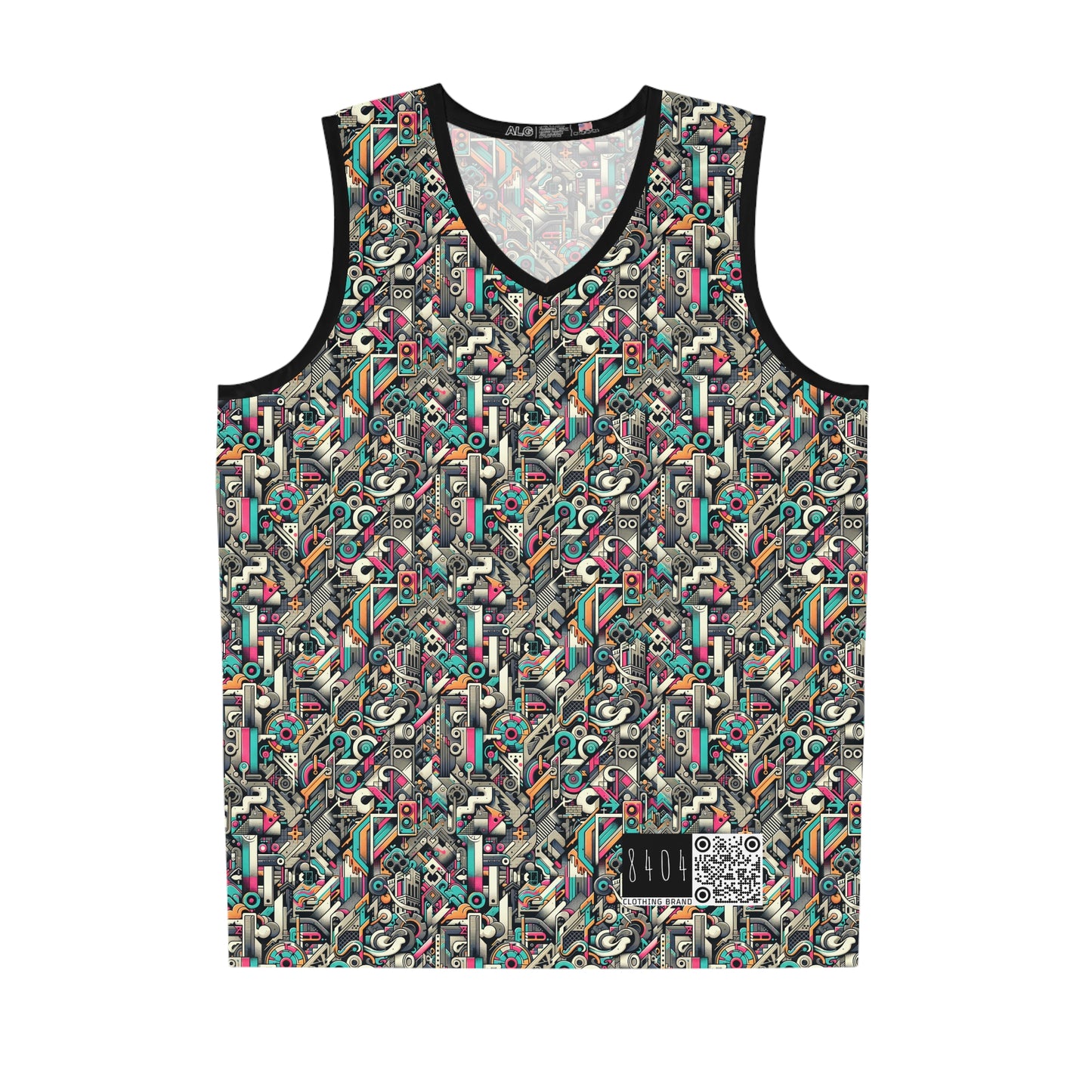 Digital Street Art Urban Street Style Basketball Jersey - 8404 Design-74