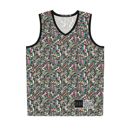 Digital Street Art Urban Street Style Basketball Jersey - 8404 Design-74