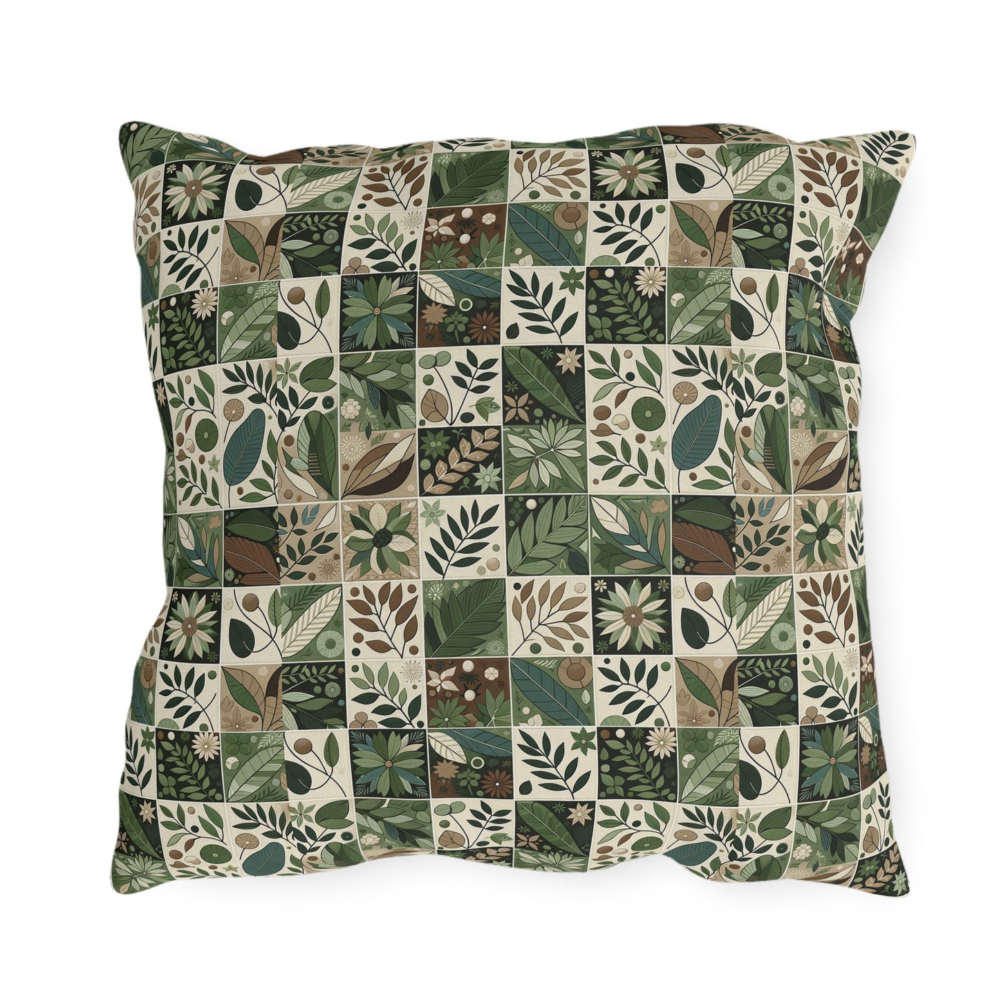 Streetwear Sustainability Environmentally Conscious Streetwear with a Natural Aesthetic Outdoor Pillow - 8404 Design-57