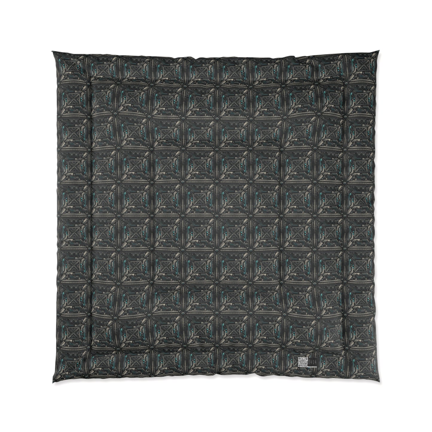 Tech Noir Futuristic Tech Aesthetic with a Dark Twist Comforter - 8404 Design-59