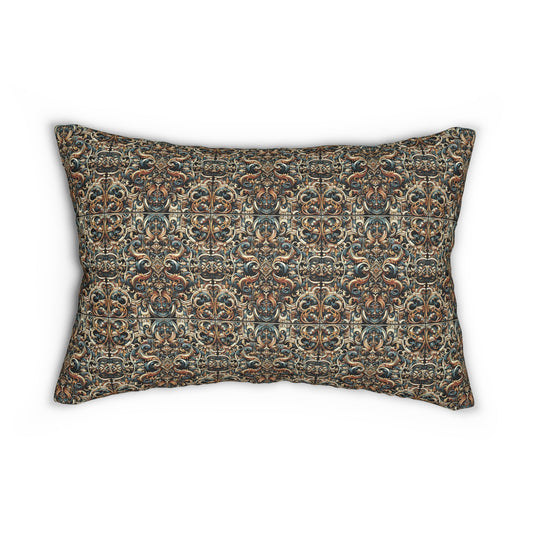 Urban Renaissance Historical Fusion With Street Edge Spun Polyester Lumbar Pillow - 8404 Design-59 S