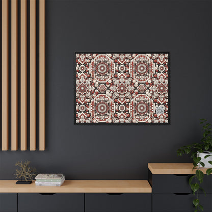 Neo Jomon Sculptural Aesthetics Artisanal Streetwear Matte Canvas, Framed (multi-Color) - 8404 Design-55 A
