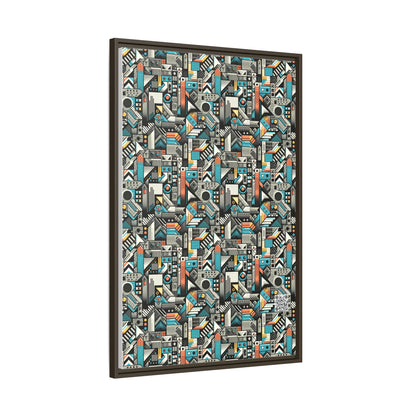 Digital Street Art Urban Street Style Matte Canvas, Framed (multi-color) - 8404 Design-81 A