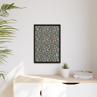 Digital Street Art Urban Street Style Matte Canvas, Framed (multi-color) - 8404 Design-74 B