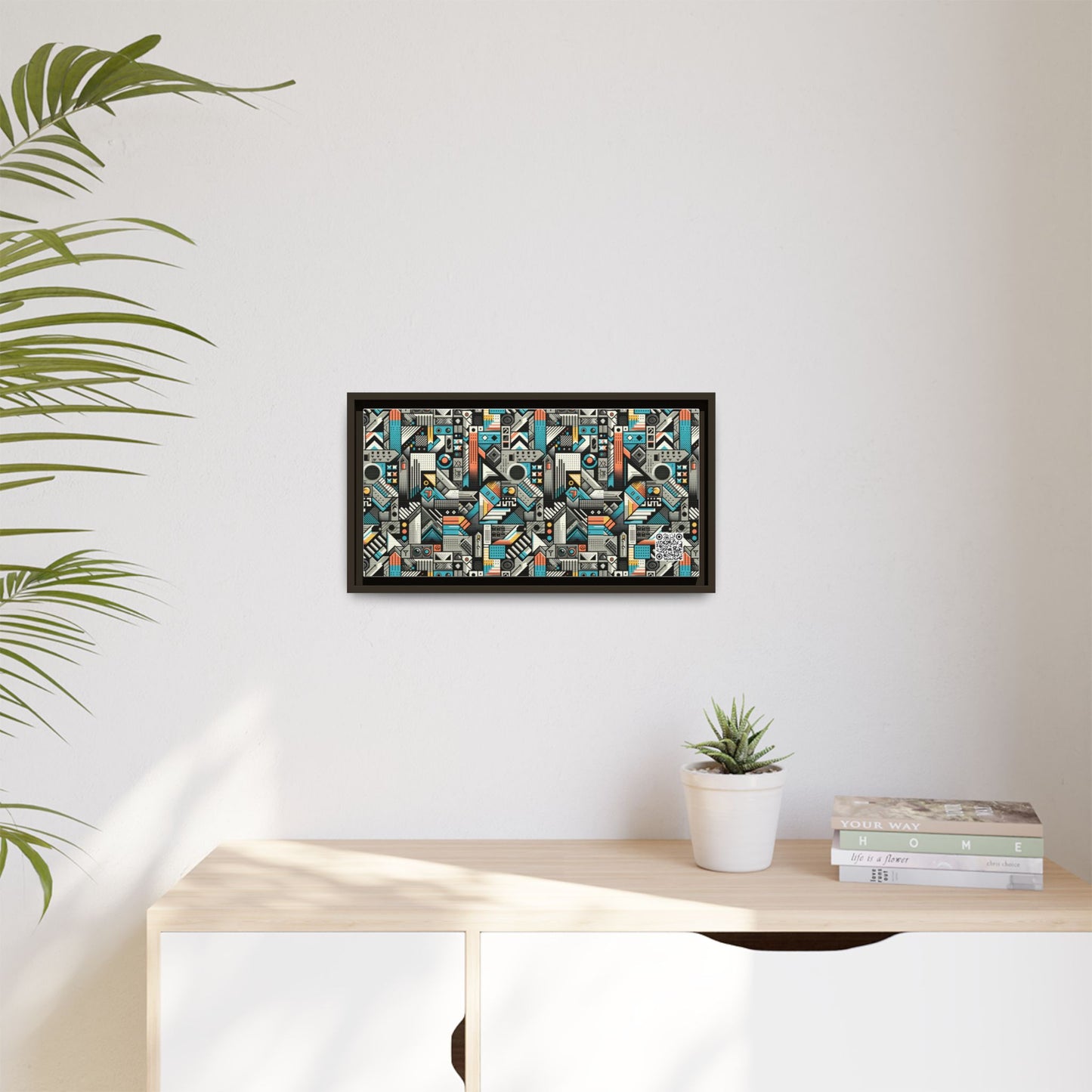 Digital Street Art Urban Street Style Matte Canvas, Framed (multi-color) - 8404 Design-81 B