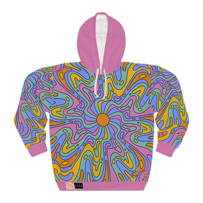 8404's Unisex Adult "a Trip Under the Sun in Pink" Fashion Pullover Hoodie