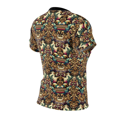 Digital Renaissance Modern Baroque Fusion Women's Cut & Sew Tee - 8404 Design-60