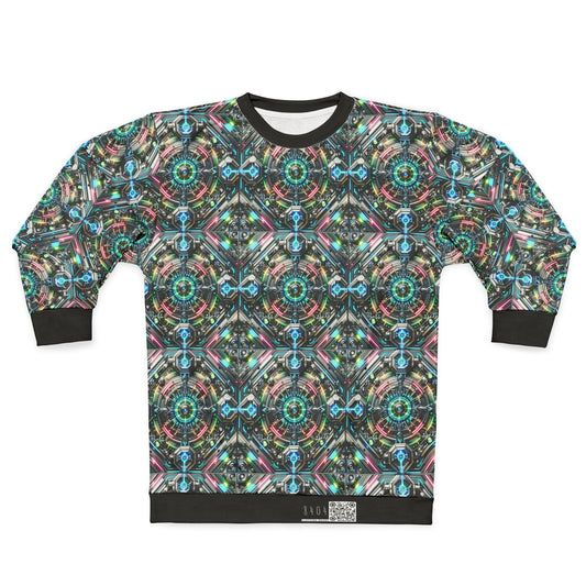 Tech-Infused Futurism Futuristic Tech Sweatshirt - 8404 Design-53