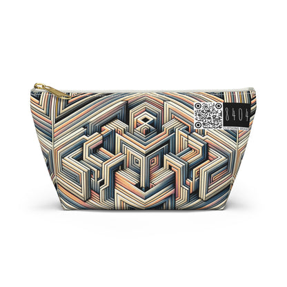 Tech Illusion Graphics Futuristic Artistry Accessory Pouch W T-bottom - 8404 Design-52