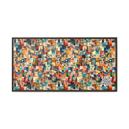 Digital Artistic Expression Artistic Streetwear Matte Canvas, Framed (multi-Color) - 8404 Design-46 B