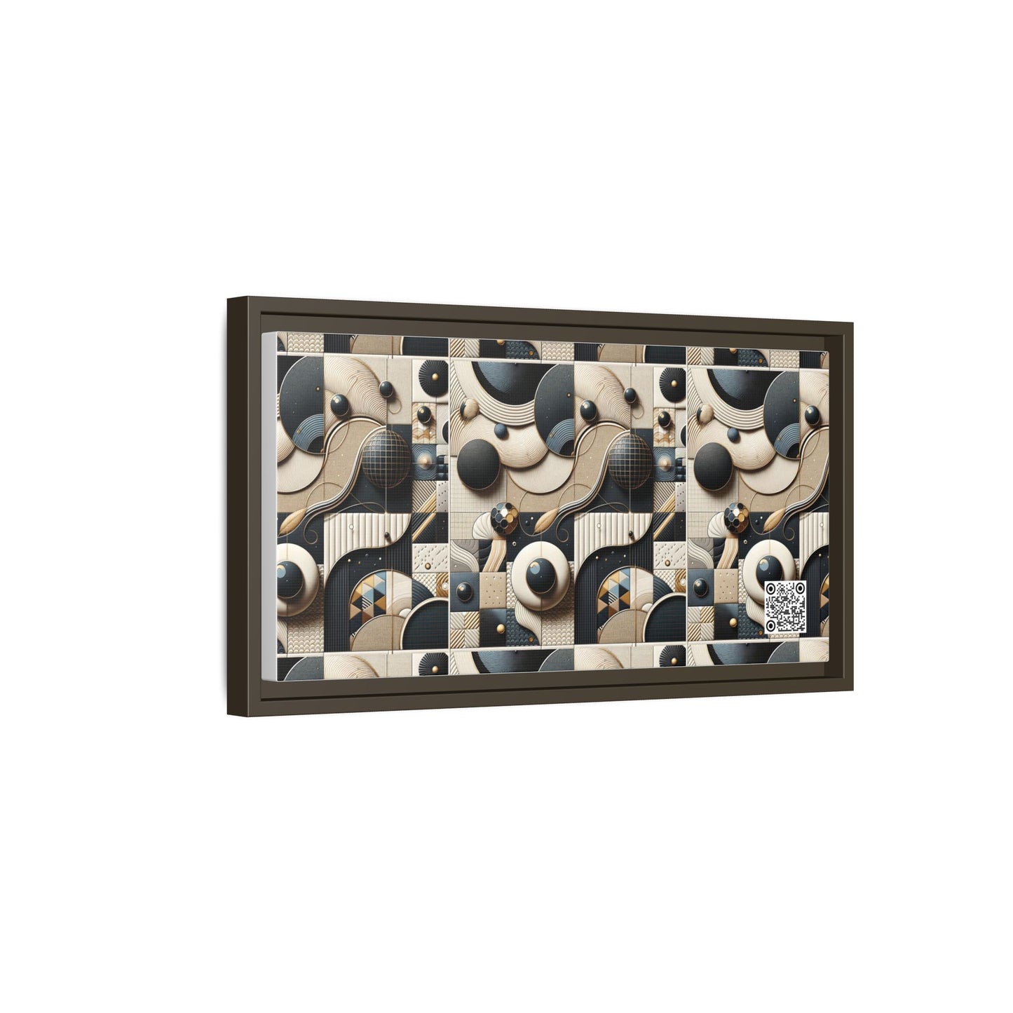 Tech-forward Luxe Streetwear Tech Luxe Fusion Matte Canvas, Framed (multi-color) - 8404 Design-71 B