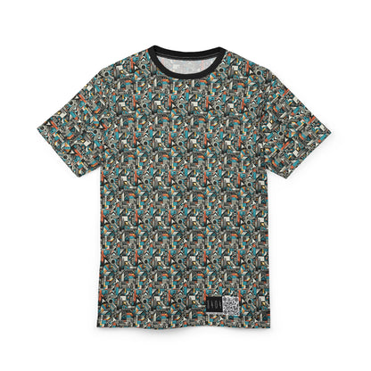 Digital Street Art Urban Street Style Unisex Cut & Sew Tee - 8404 Design-81