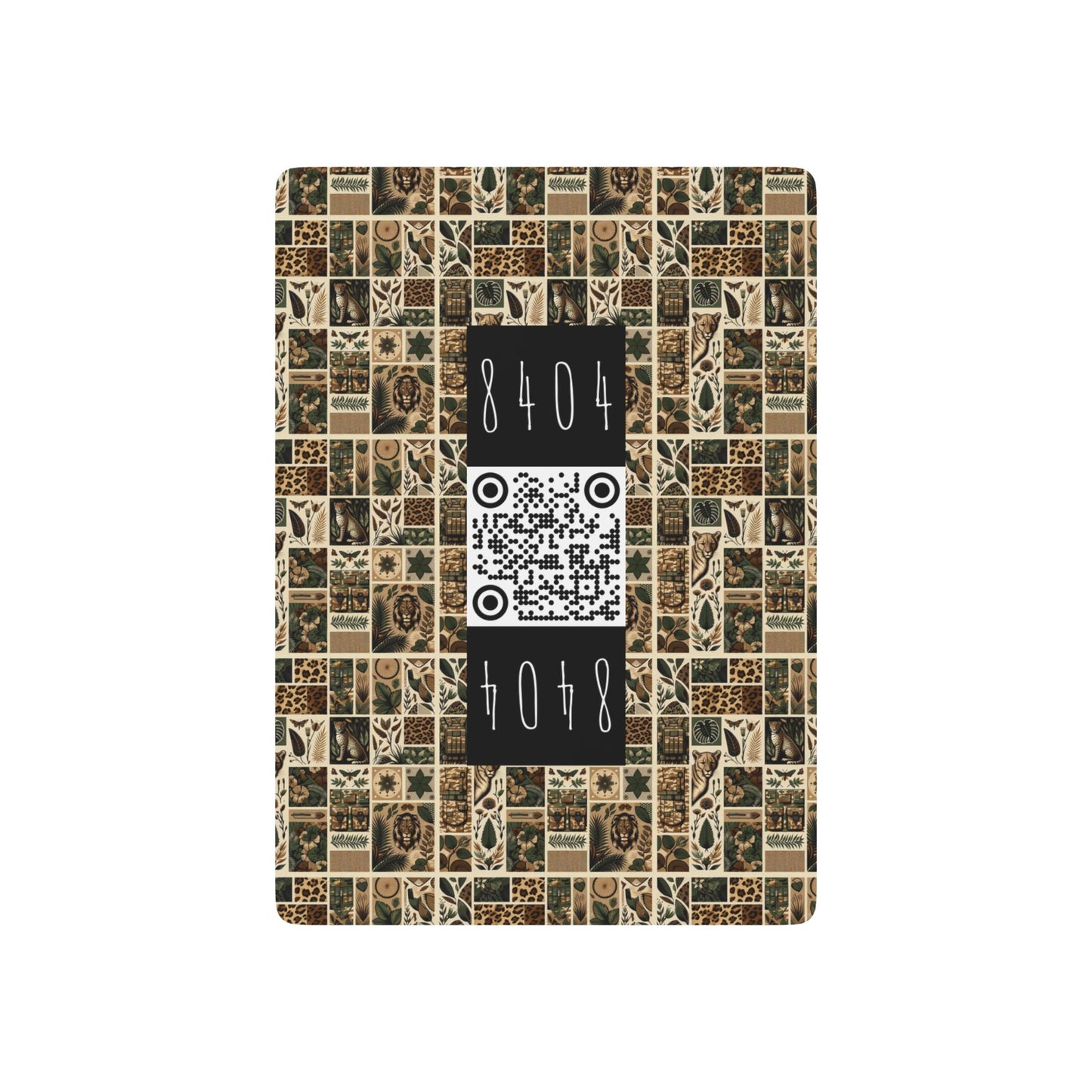 Streetwear Safari Urban Jungle Explorer Poker Playing Cards - 8404 Design-51 S