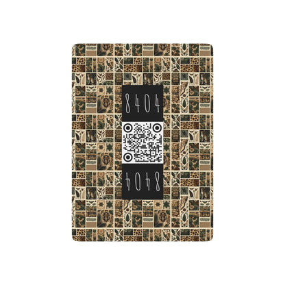 Streetwear Safari Urban Jungle Explorer Poker Playing Cards - 8404 Design-51 S