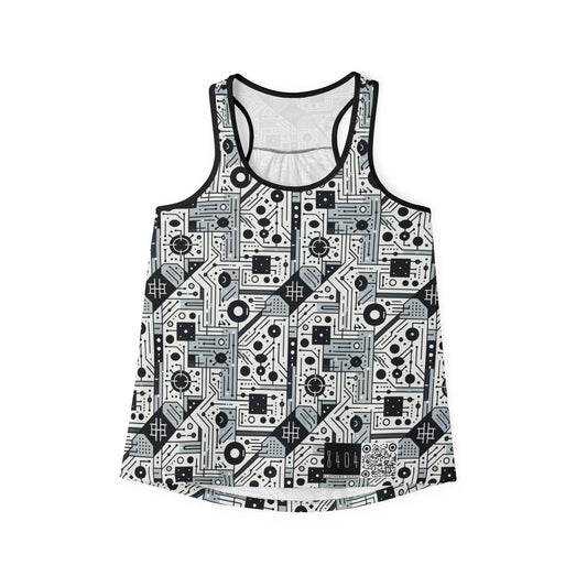 Digital Minimalism Minimalist Tech Women's Tank Top - 8404 Design-48