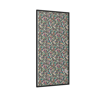 Digital Street Art Urban Street Style Matte Canvas, Framed (multi-color) - 8404 Design-74 A