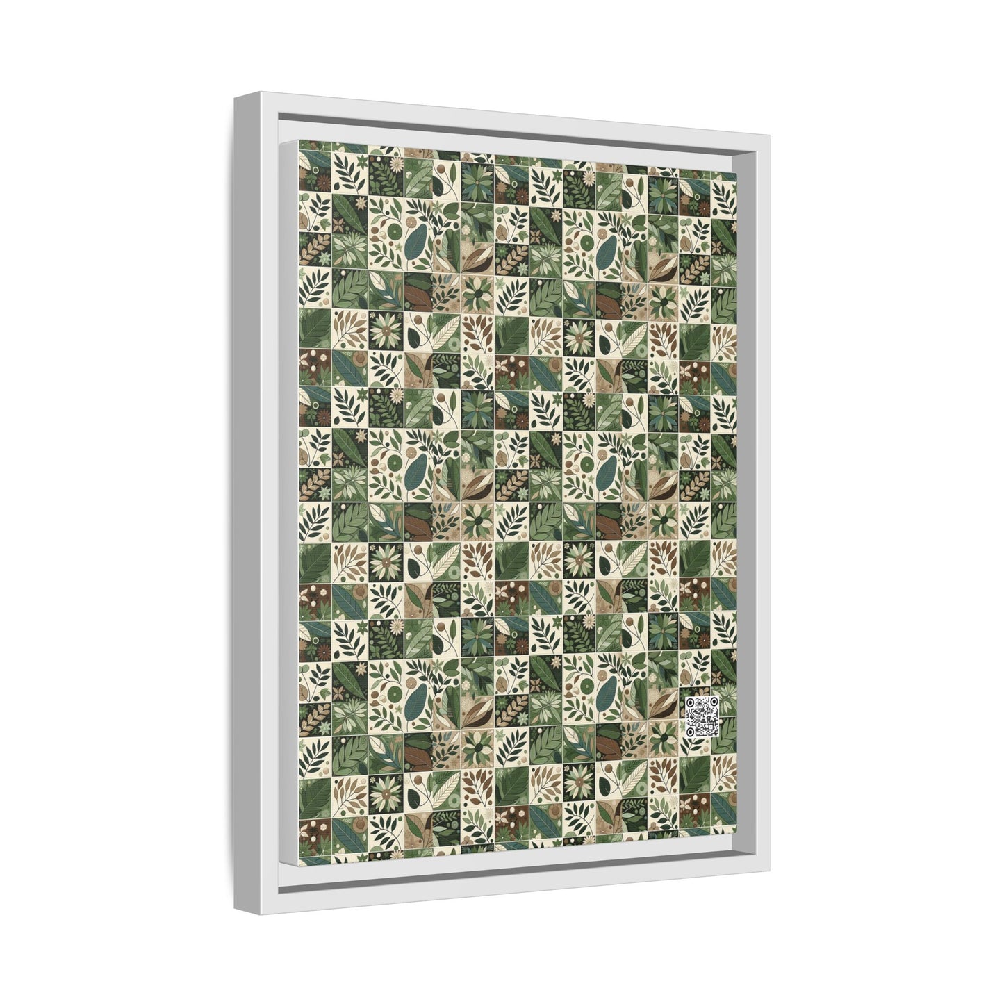 Streetwear Sustainability Environmentally Conscious Streetwear with a Natural Aesthetic Matte Canvas, Framed (multi-color) - 8404 Design-57 A