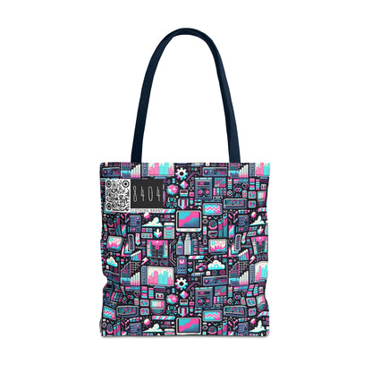 Digital Rebellion Youthful Streetwear with a Rebellious Digital Twist Tote Bag - 8404 Design-71