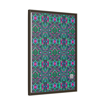 Digital Glitch Vibes Tech-Inspired Streetwear Matte Canvas, Framed (multi-Color) - 8404 Design-71 A