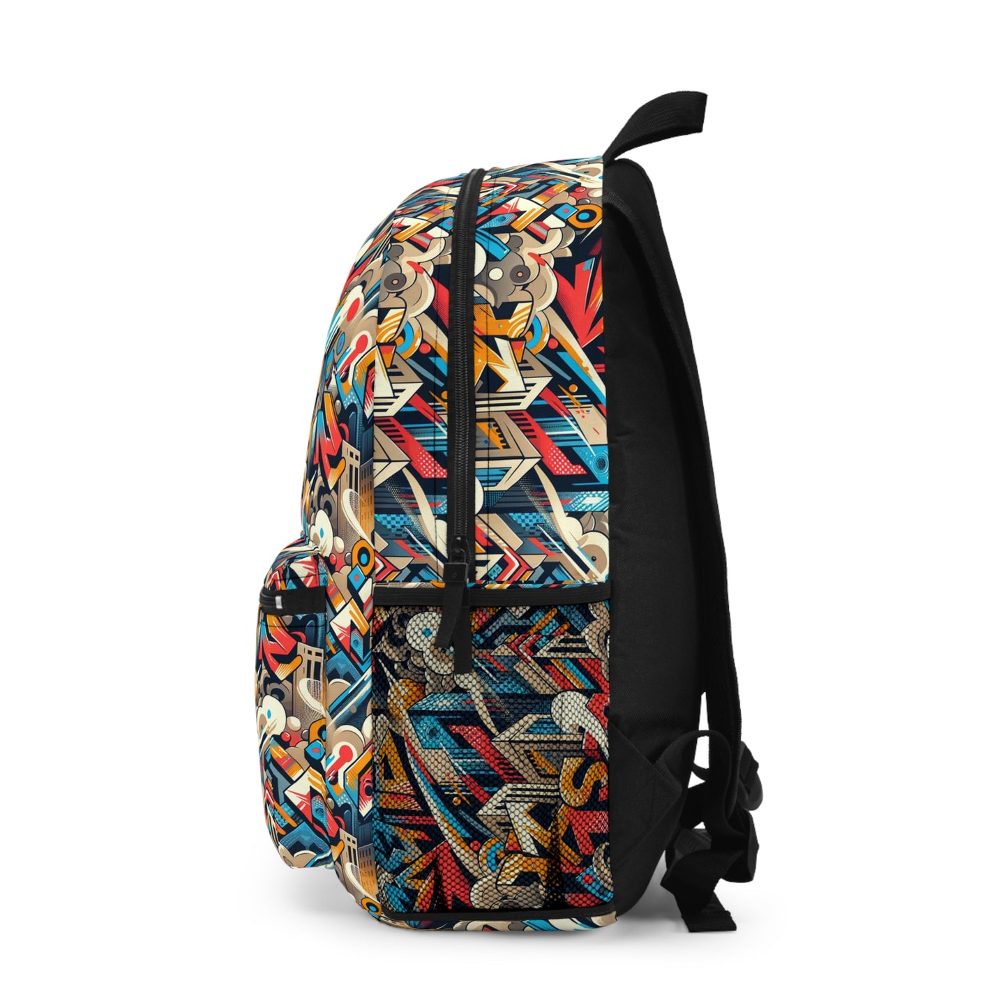 Neo-Traditional Street Art Modern Street Art Fusion Backpack - 8404 Design-44