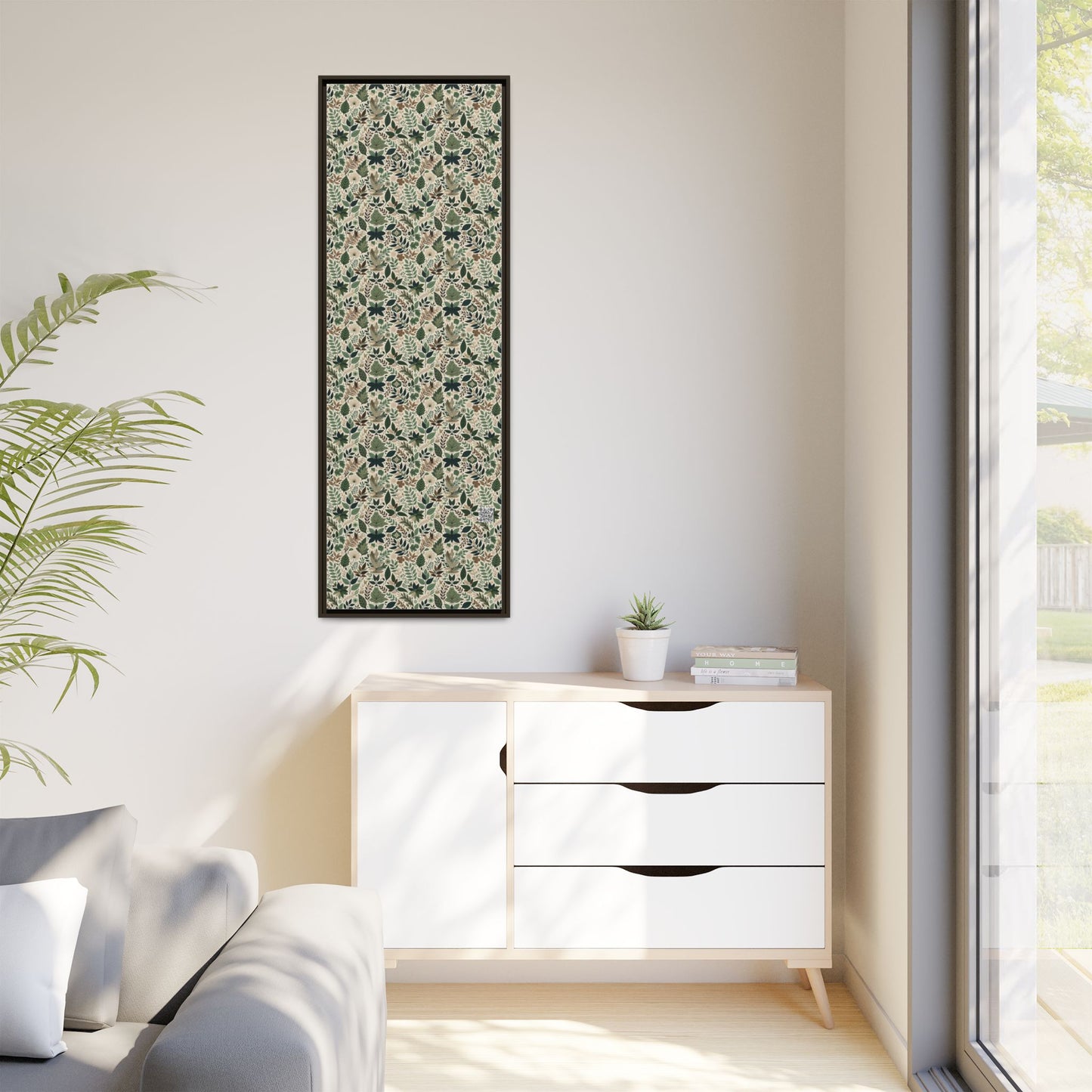 Streetwear Sustainability Environmentally Conscious Streetwear with a Natural Aesthetic Matte Canvas, Framed (multi-color) - 8404 Design-57 B