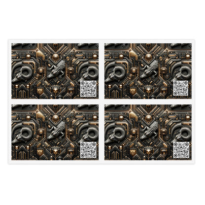 Tech Noir Fusion Sleek Tech Luxe Sticker Sheets - 8404 Design-62
