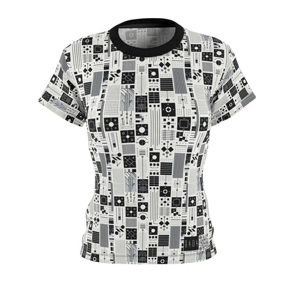 Digital Minimalism Minimalist Tech Women's Cut & Sew Tee - 8404 Design-54