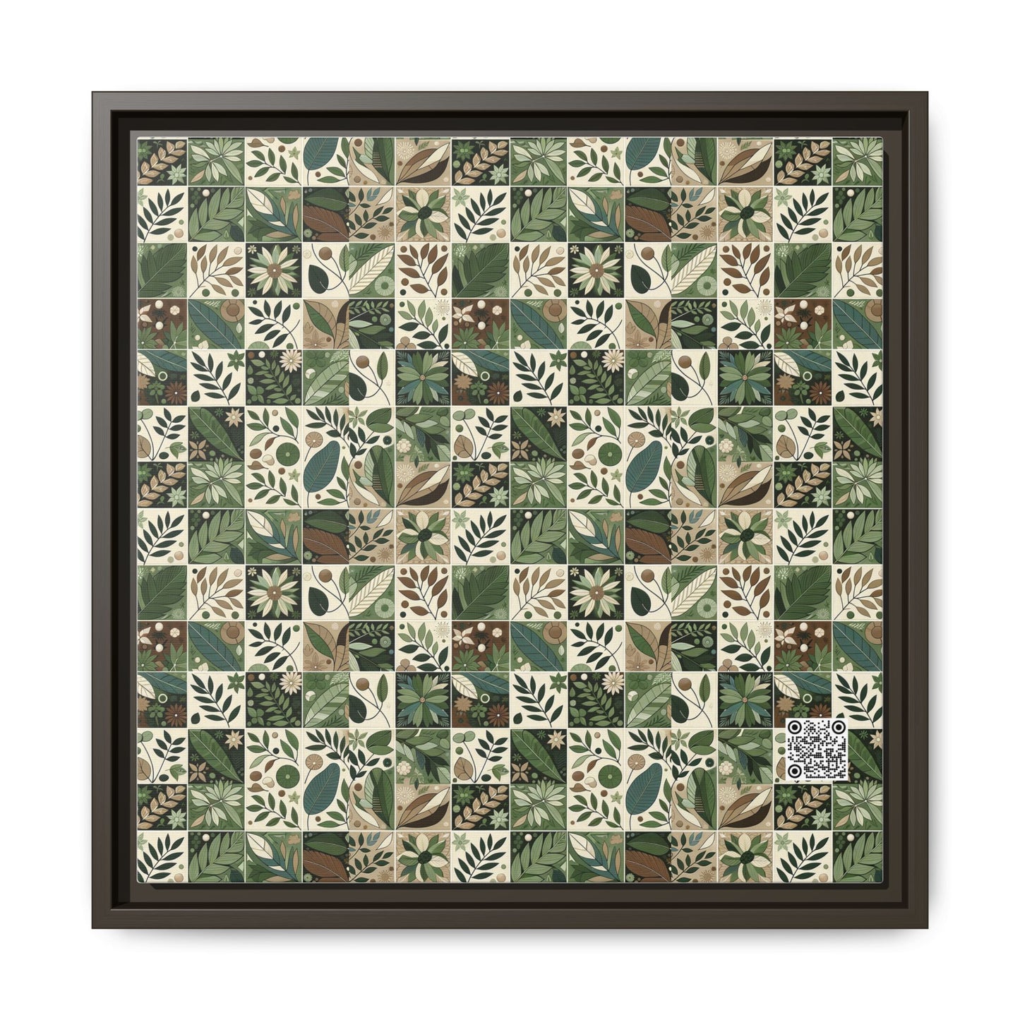 Streetwear Sustainability Environmentally Conscious Streetwear with a Natural Aesthetic Matte Canvas, Framed (multi-color) - 8404 Design-57 B