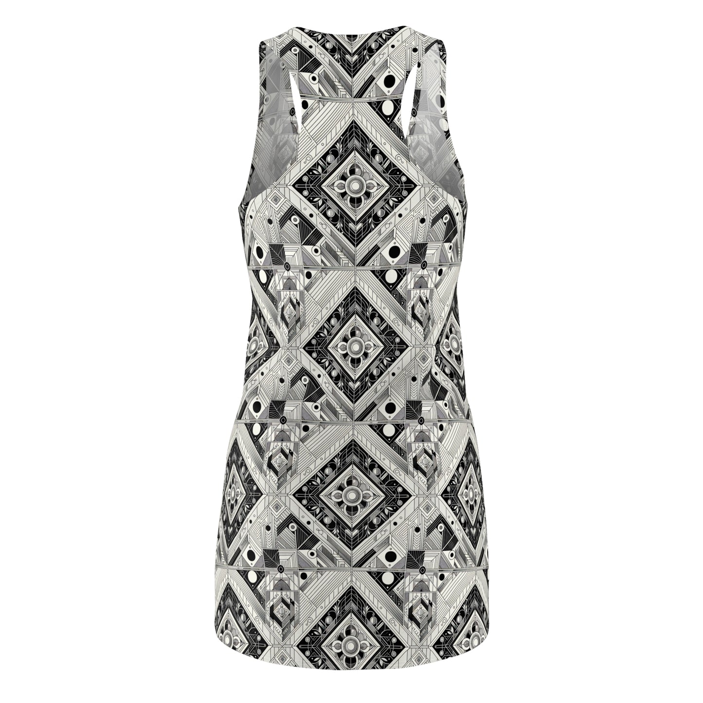 Tech Minimalism Minimalist Tech Women's Cut & Sew Racerback Dress - 8404 Design-54