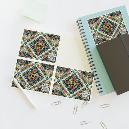 Cultural Fusion Tech Blend of Cultural Heritage With Tech-Inspired Elements Sticker Sheets - 8404 Design-64