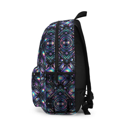 Galactic Hues Tech-Forward Cosmic Fusion Backpack - 8404 Design-58