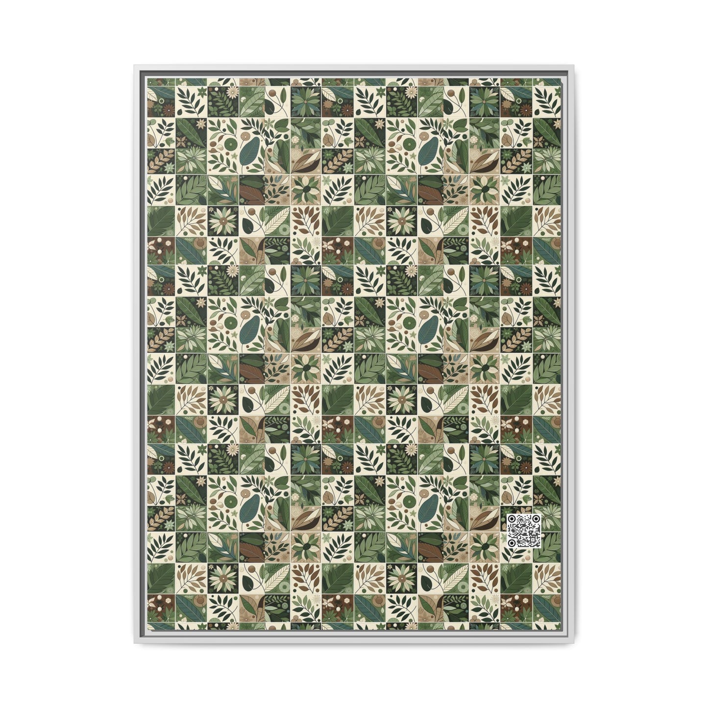 Streetwear Sustainability Environmentally Conscious Streetwear with a Natural Aesthetic Matte Canvas, Framed (multi-color) - 8404 Design-57 A