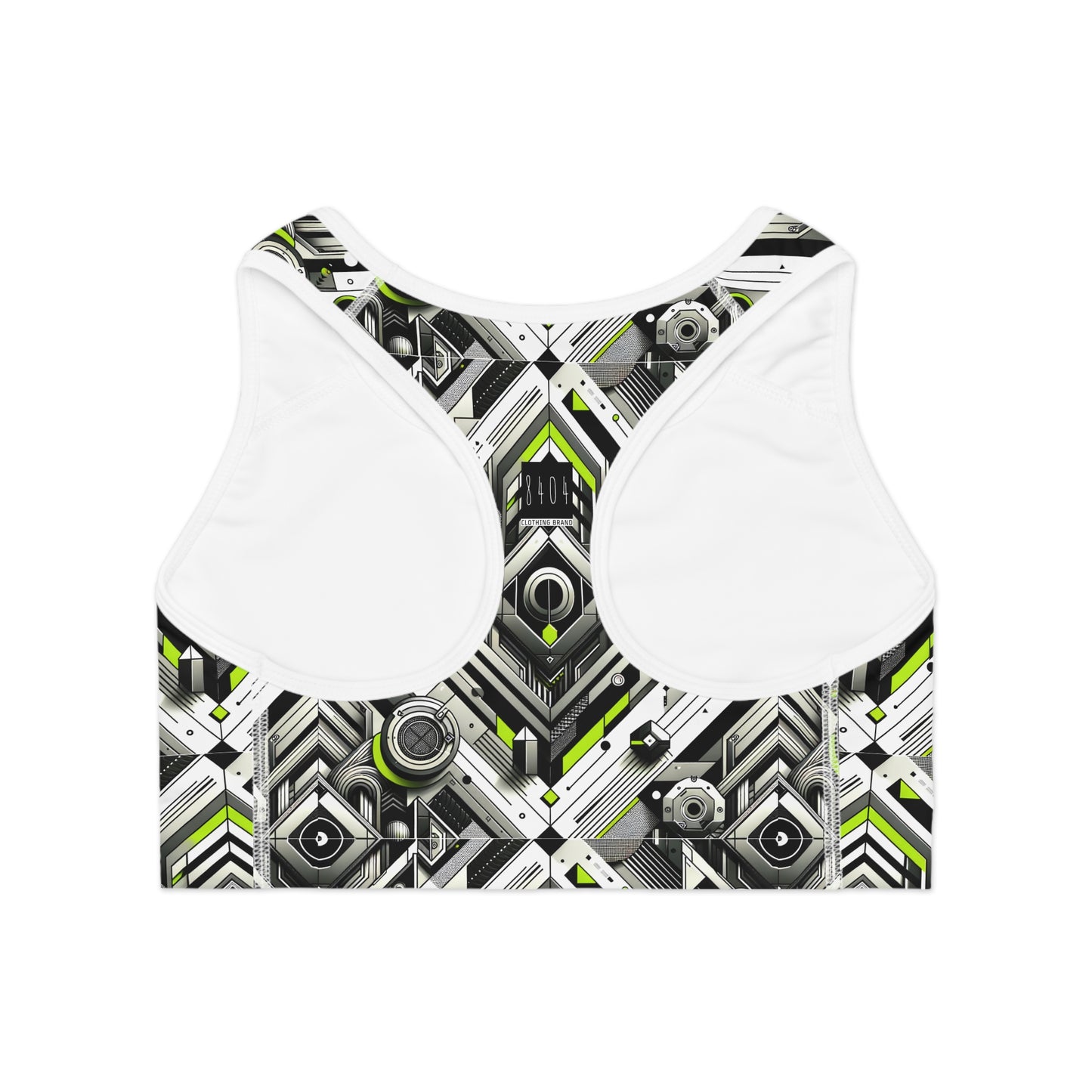 Elevated Sporty Tech Tech-Forward Streetwear Sports Bra - 8404 Design-70