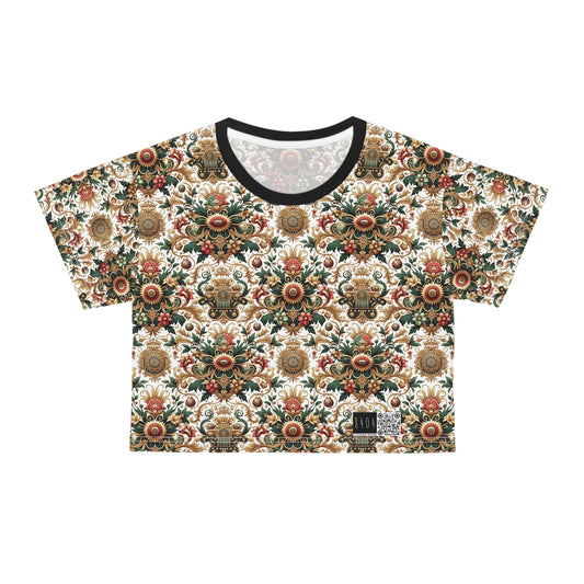 Monogram Madness Luxurious Streetwear Crop Tee - 8404 Design-68