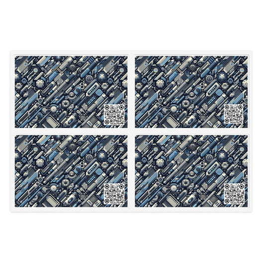 Tech Utility Fusion Tech-Forward Utility With a Futuristic Edge Sticker Sheets - 8404 Design-50