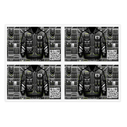 Tech Utility Futuristic Utility Sticker Sheets - 8404 Design-61