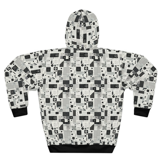 Digital Minimalism Minimalist Tech Pullover Hoodie - 8404 Design-50