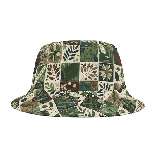 Streetwear Sustainability Environmentally Conscious Streetwear with a Natural Aesthetic Bucket Hat - 8404 Design-57
