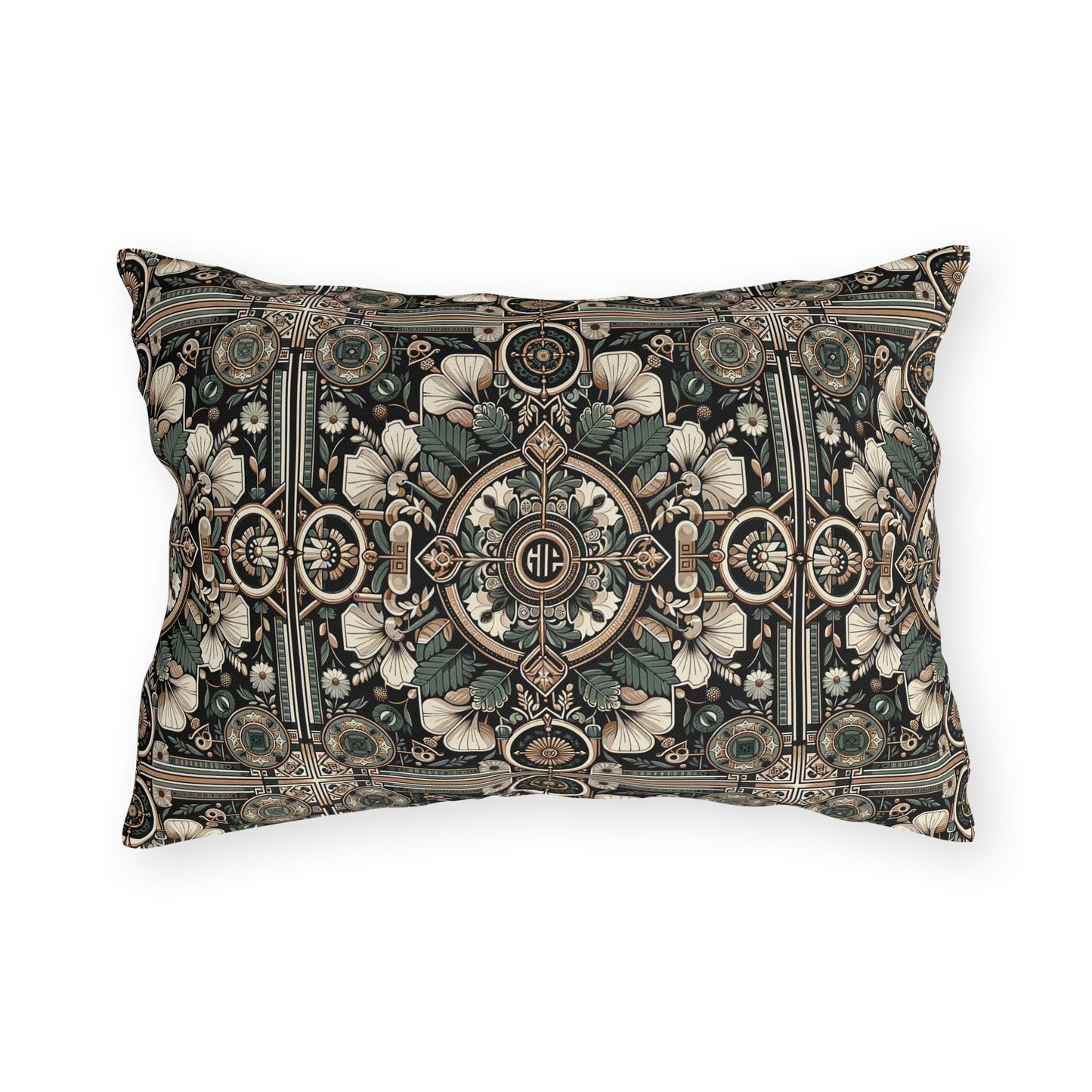 Cyber Garden Party Tech Garden Extravaganza Outdoor Pillow - 8404 Design-66