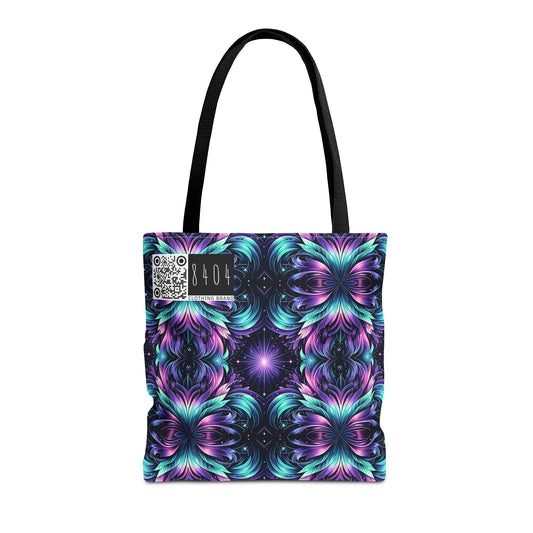 Iridescent Dream Futuristic Tech Tote Bag - 8404 Design-60