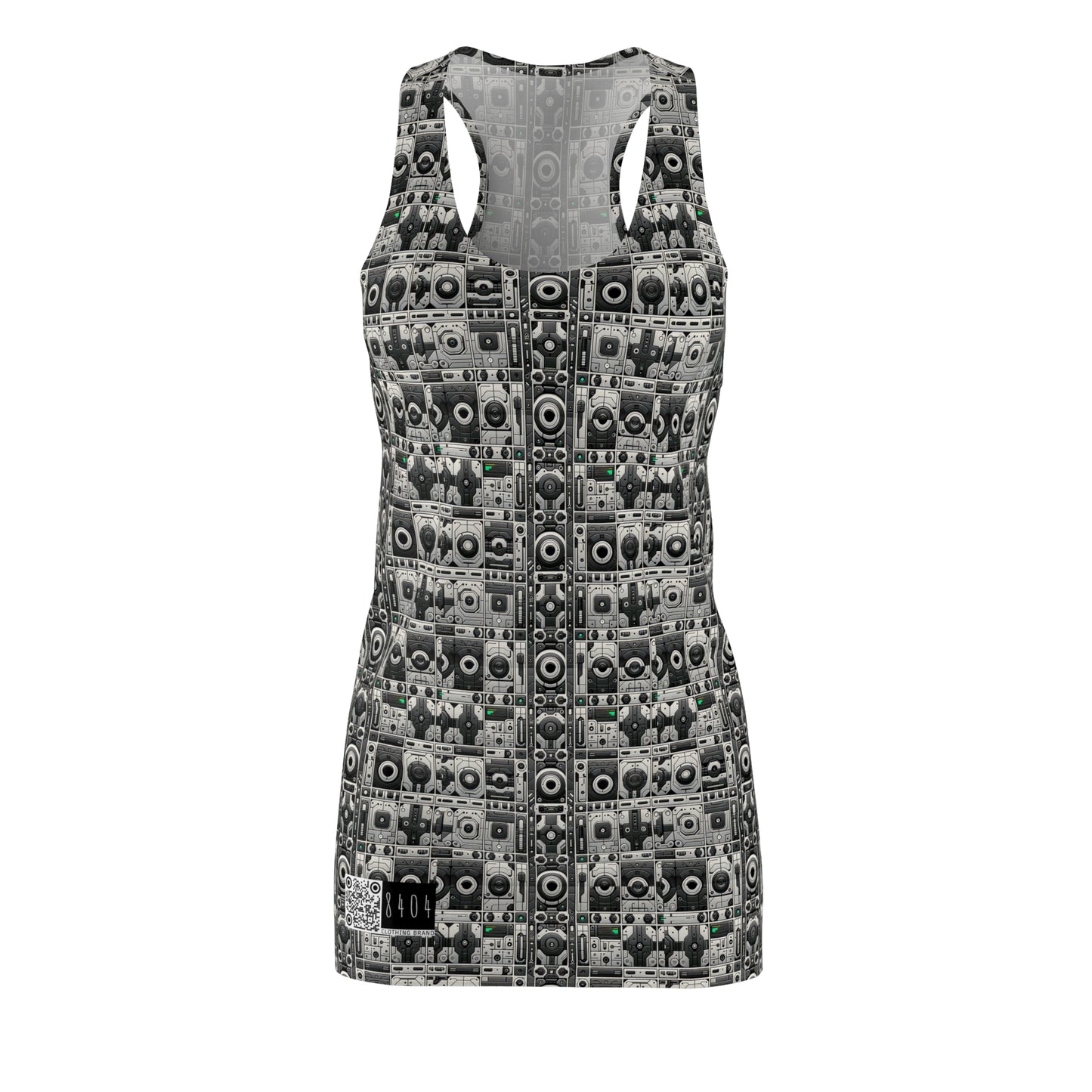 Tech Utility Aesthetics Tech-Forward Minimalism Women's Cut & Sew Racerback Dress - 8404 Design-60