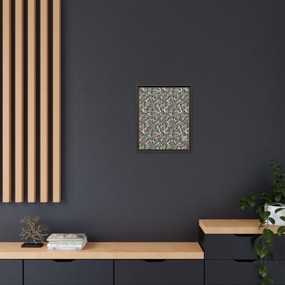 Digital Street Art Urban Street Style Matte Canvas, Framed (multi-color) - 8404 Design-74 A