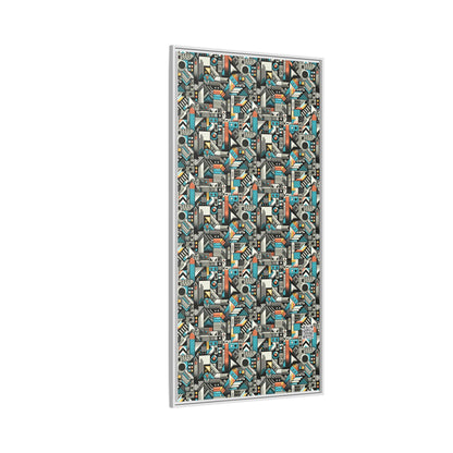 Digital Street Art Urban Street Style Matte Canvas, Framed (multi-color) - 8404 Design-81 B
