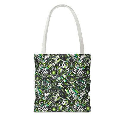 Graffiti Tech Fusion Bold Streetwear Fusion Tote Bag - 8404 Design-50
