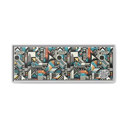 Digital Street Art Urban Street Style Matte Canvas, Framed (multi-color) - 8404 Design-81 B