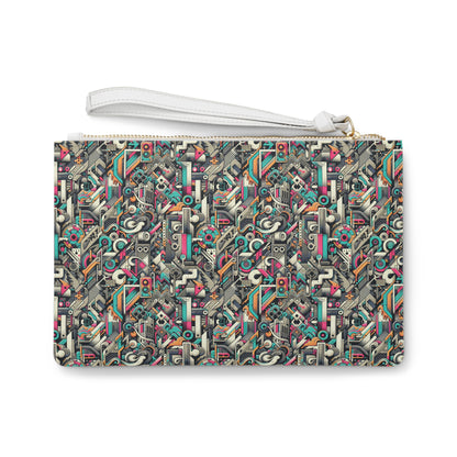 Digital Street Art Urban Street Style Clutch Bag - 8404 Design-74