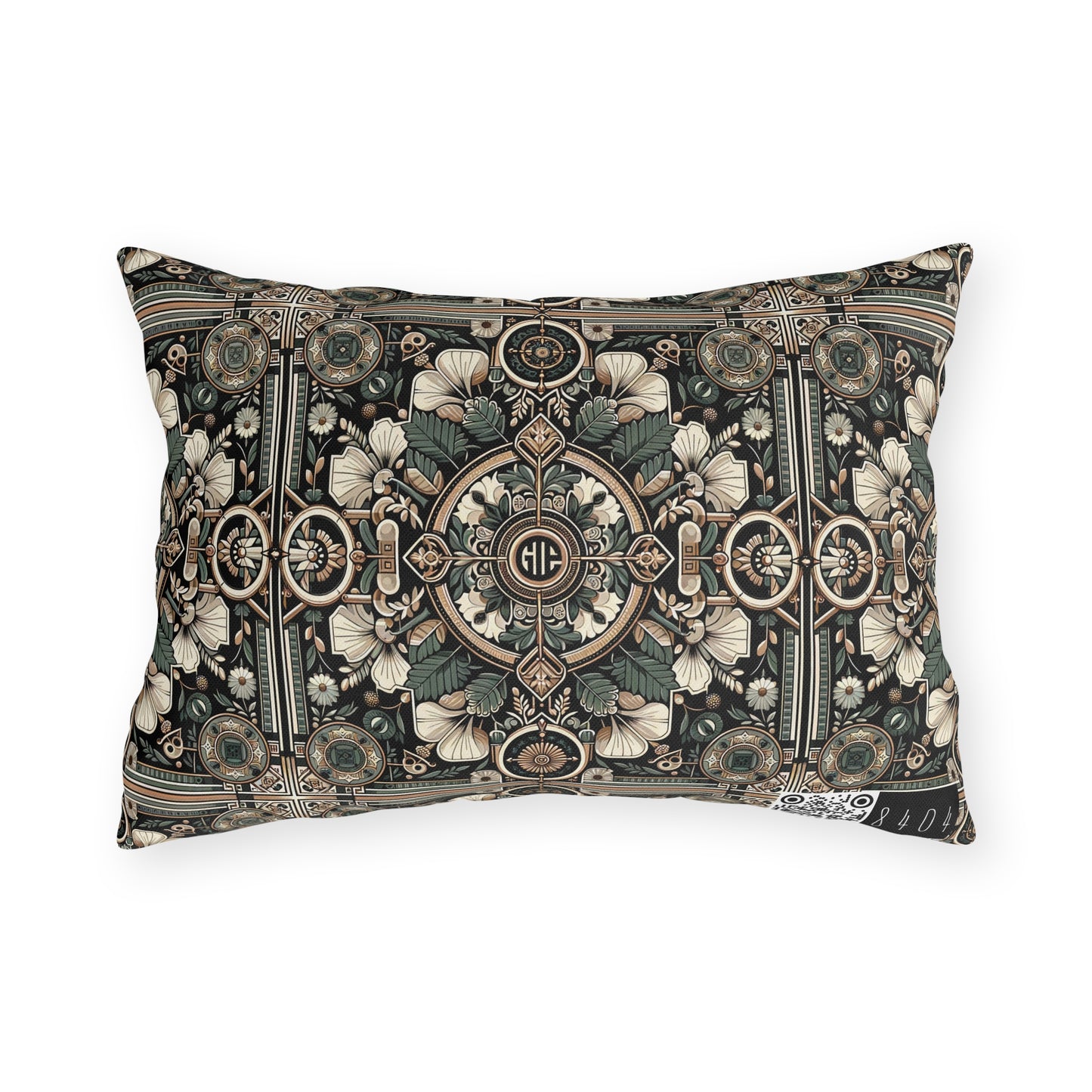 Cyber Garden Party Tech Garden Extravaganza Outdoor Pillow - 8404 Design-66